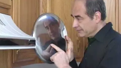 Reflection from a Convex Pot Lid